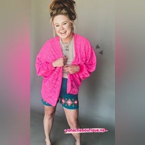 NWT! Pretty in PiNk! BeAuTiFuL Boutique Kimono/ Cover Up! 🛍️🦩🤩